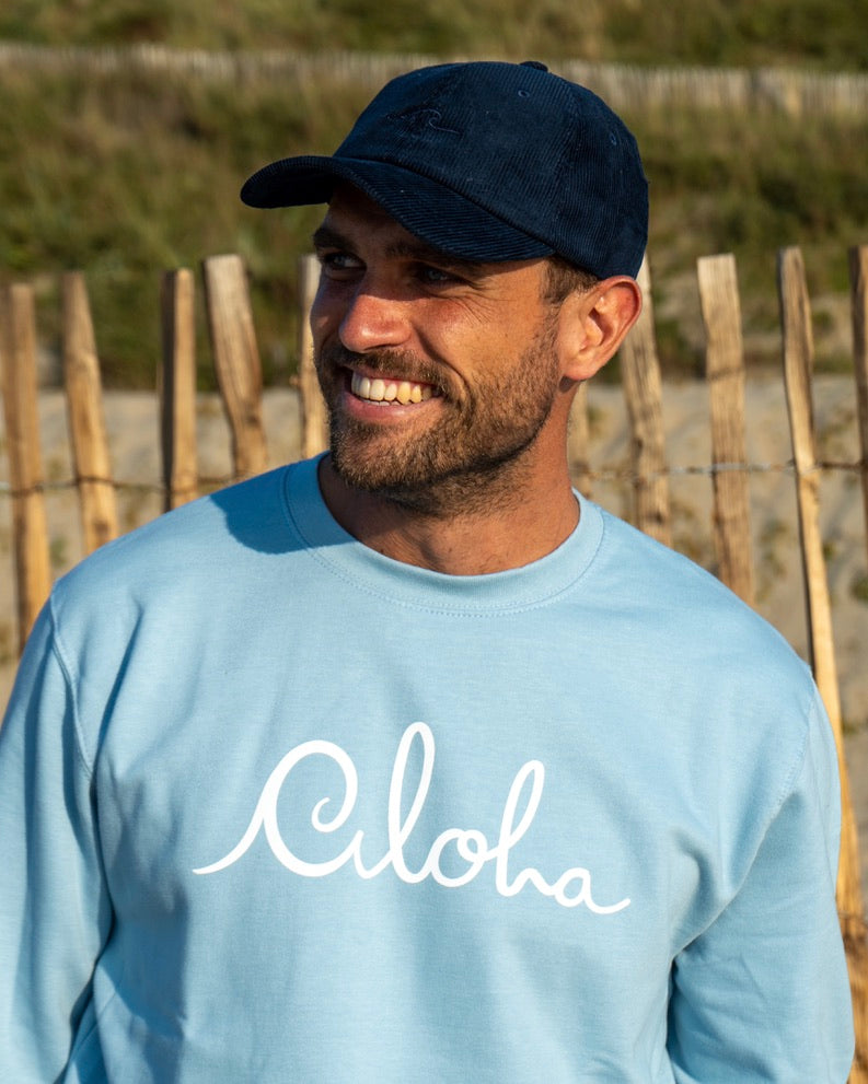 Aloha Sweater ~ Blue Shades