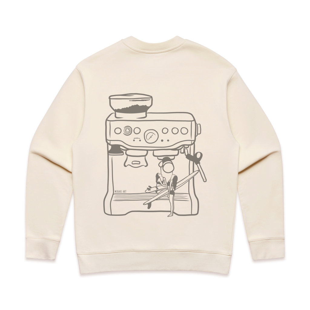 Coffee & Surf - Sweater Natural