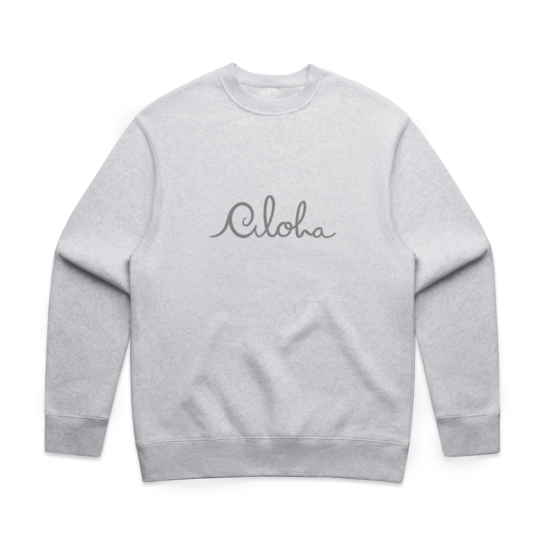 Aloha Sweater ~ White Marle