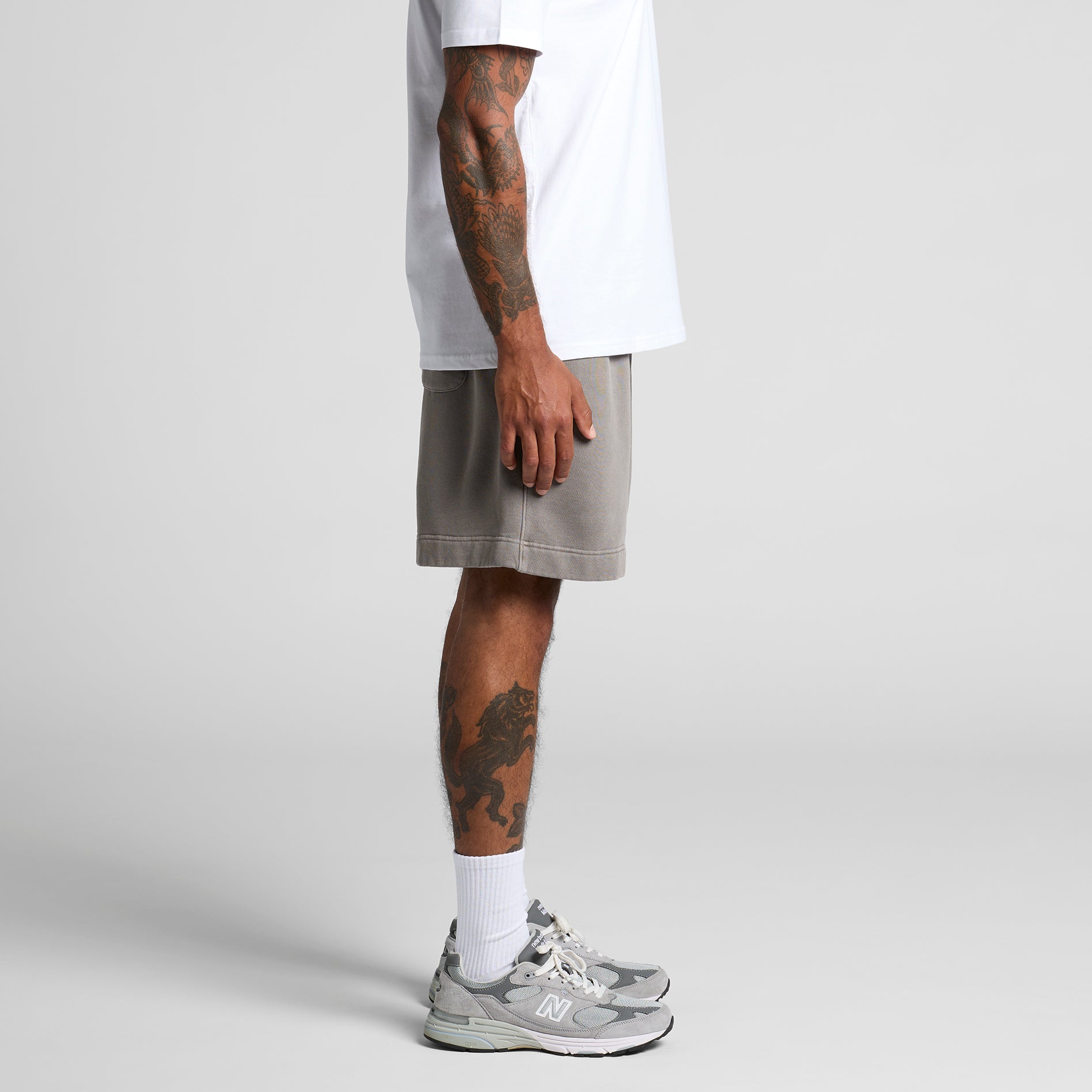 Aloha Sweat Shorts – Faded Grey