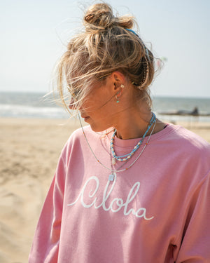 Aloha Sweater ~ Pink