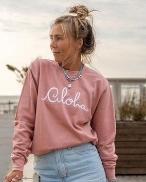 Aloha Sweater ~ Coastal Pink