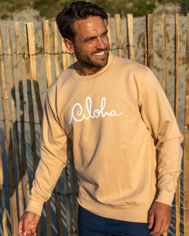 Aloha Sweater ~ Sandy nude