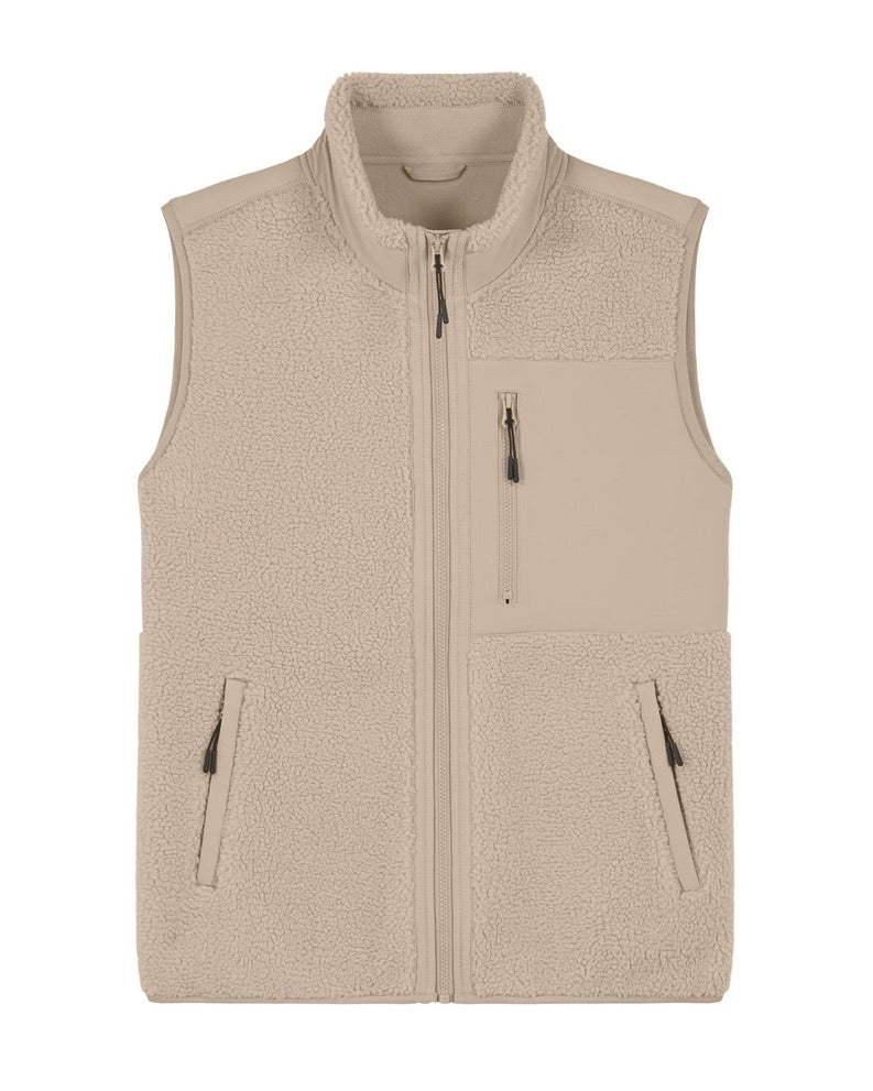 Shoreline - Sleeveless sherpa jacket