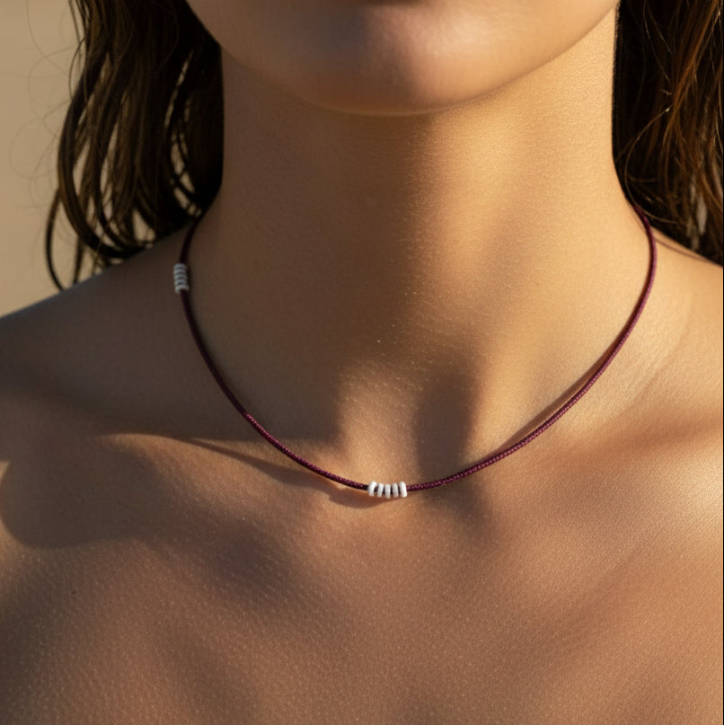 Nalu Shell Necklace - Purple