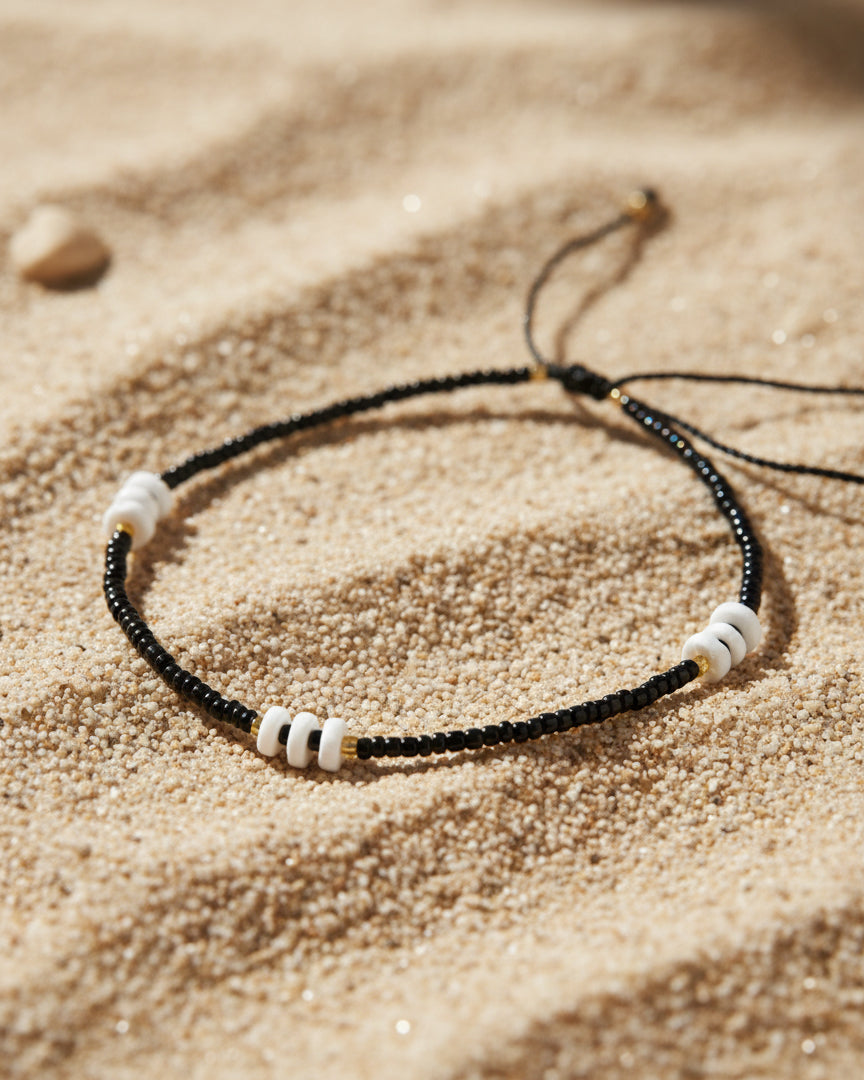 Midnight Black - Anklet