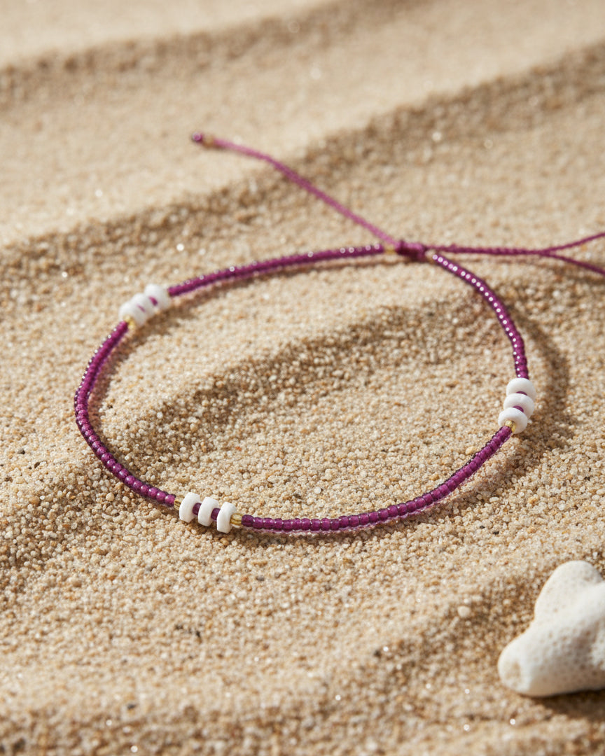 Midnight purple - Anklet