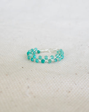 Blue Waves - Ring