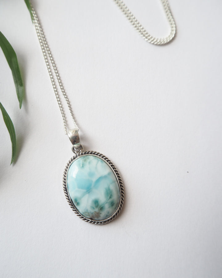 Ocean Bliss Larimar Necklace