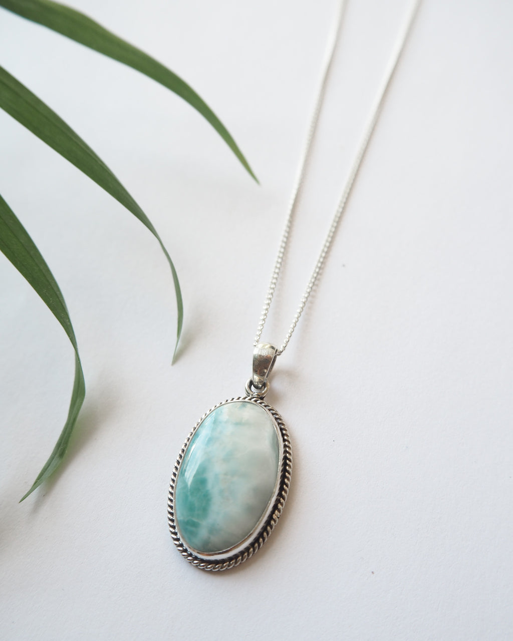 Tidal Calm Larimar Necklace