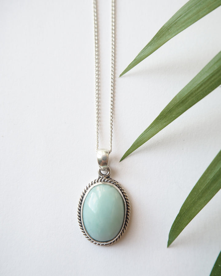 Ocean Mist Larimar Necklace