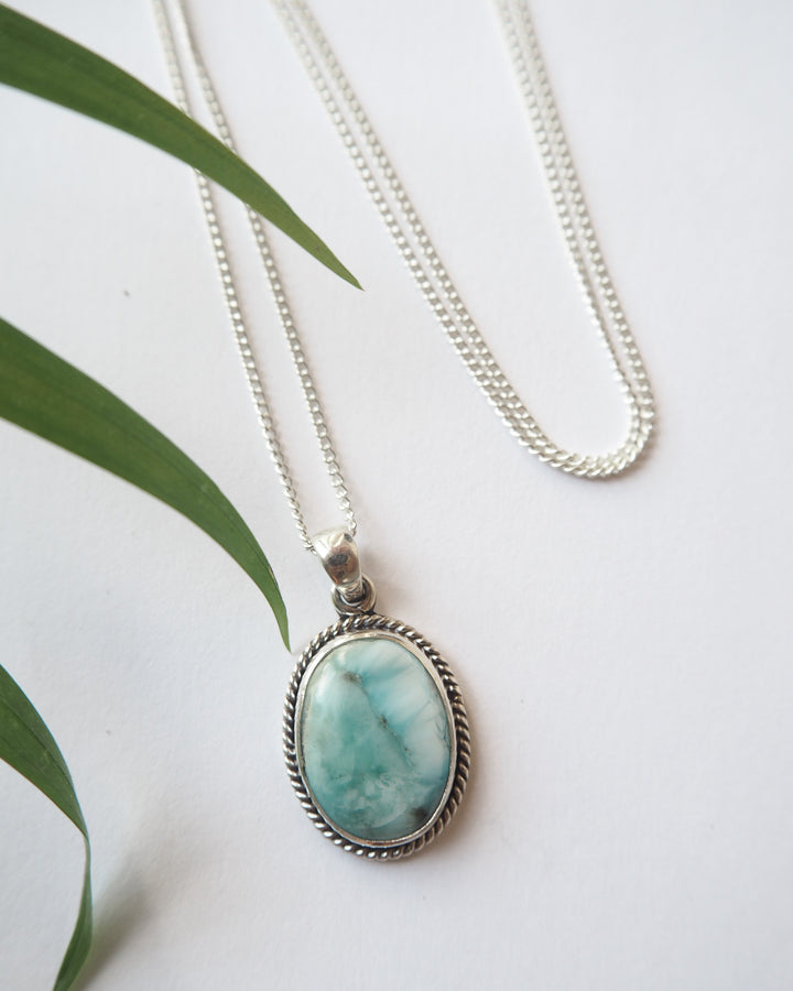 Sunny Seas Larimar Necklace