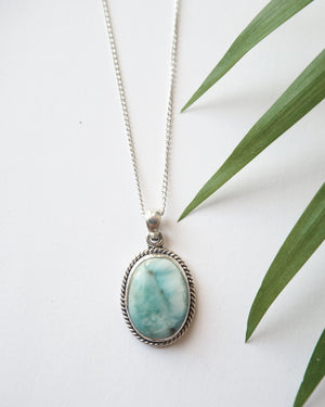 Sunny Seas Larimar Necklace