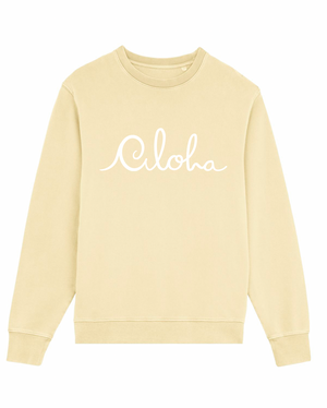 Aloha Sweater ~ Yellow